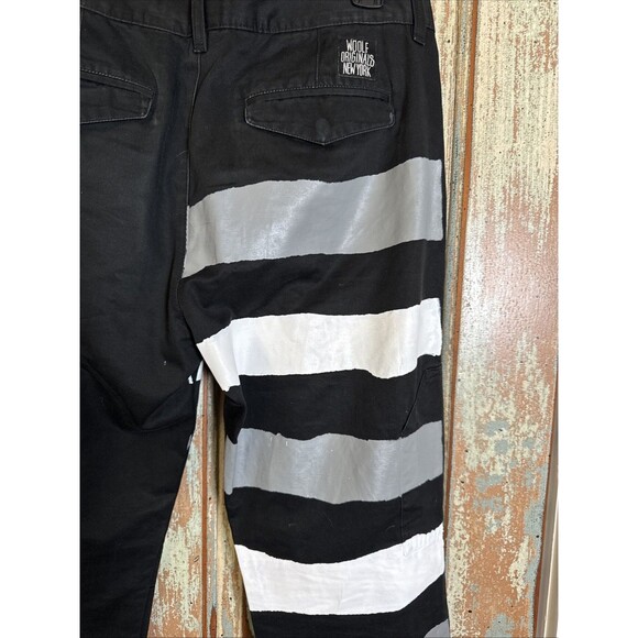 Upcycled Into Wowzer Trowzers By Donnie Mac Wear WON Woolf Originals NY 32 - Picture 11 of 11